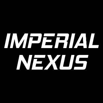 Imperial Nexus written with white letters on black background